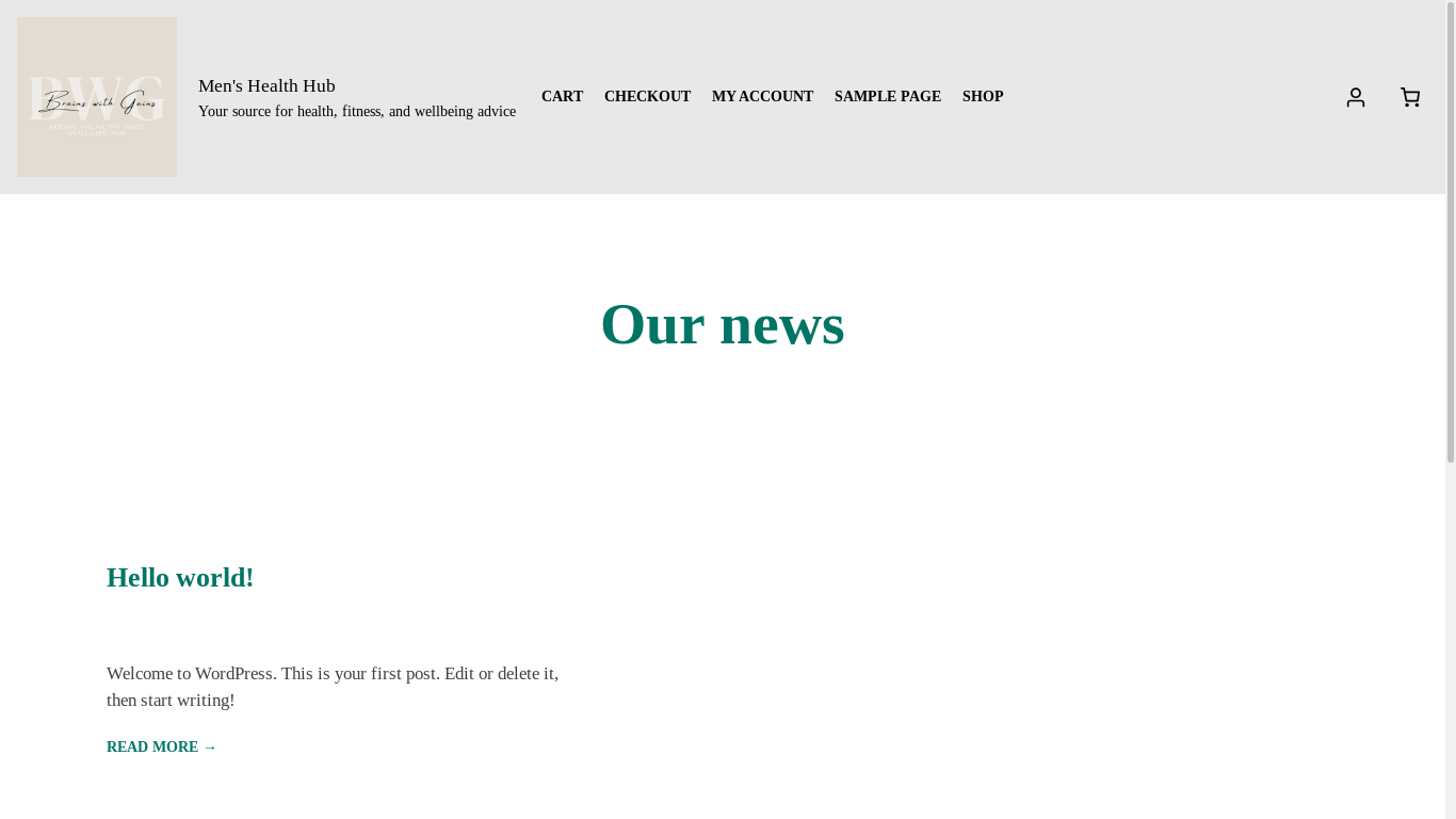 the desktop screenshot of brainswithgains.com