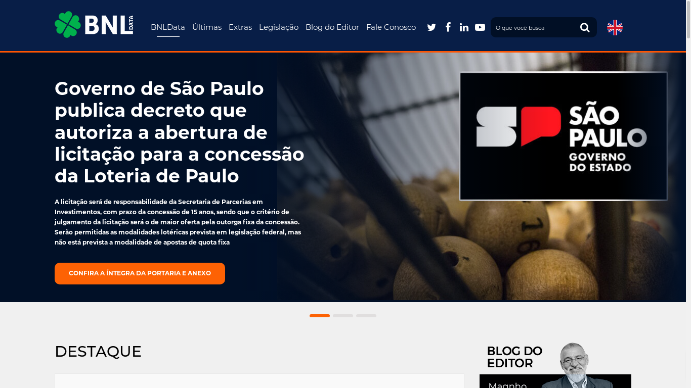the desktop screenshot of bnldata.com.br