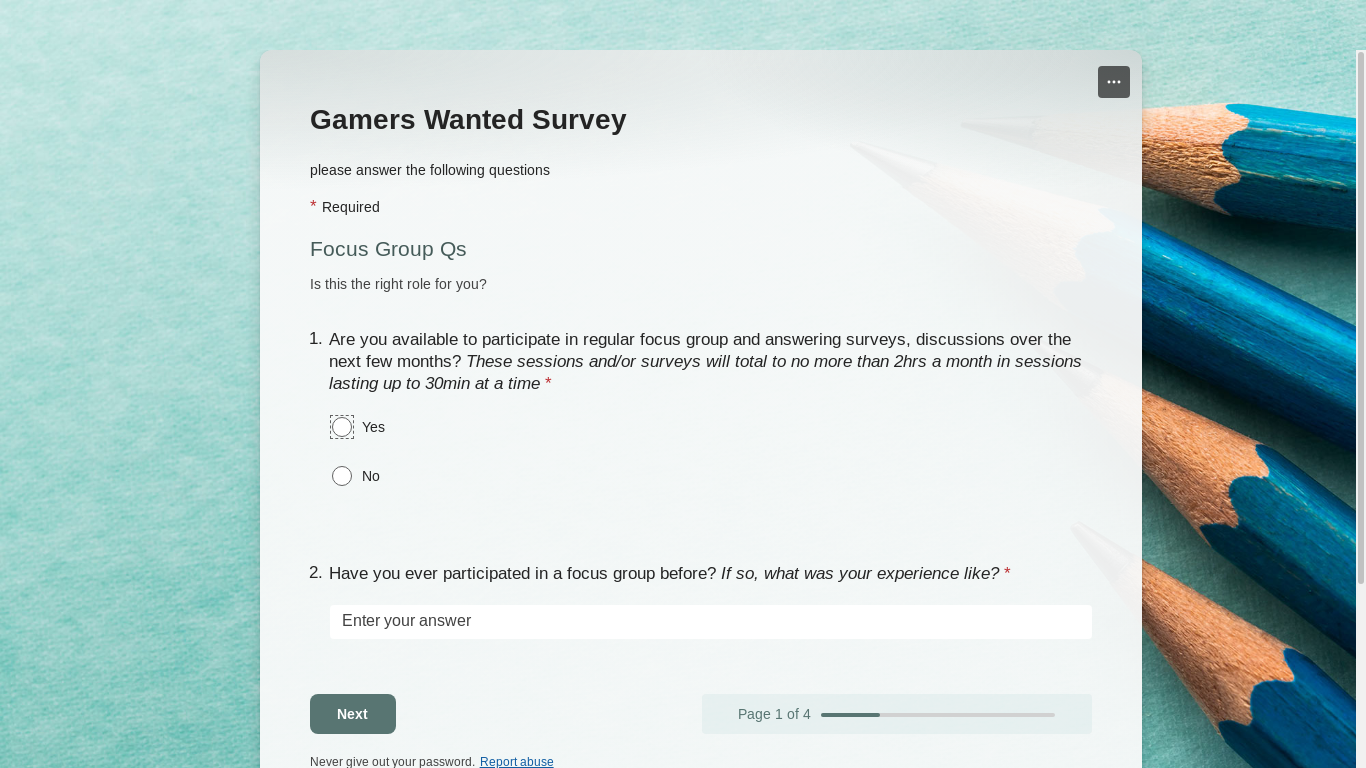 the desktop screenshot of forms.office.com