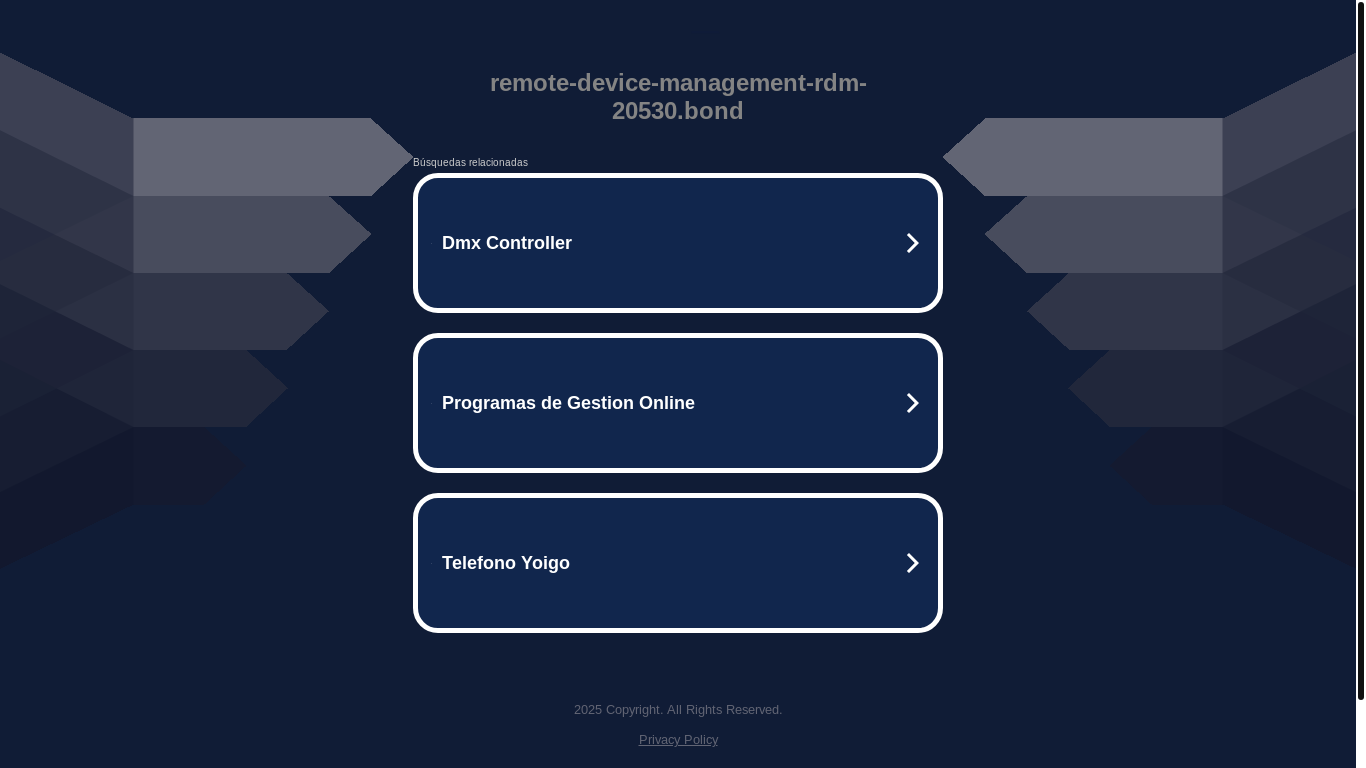 the desktop screenshot of remote-device-management-rdm-20530.bond