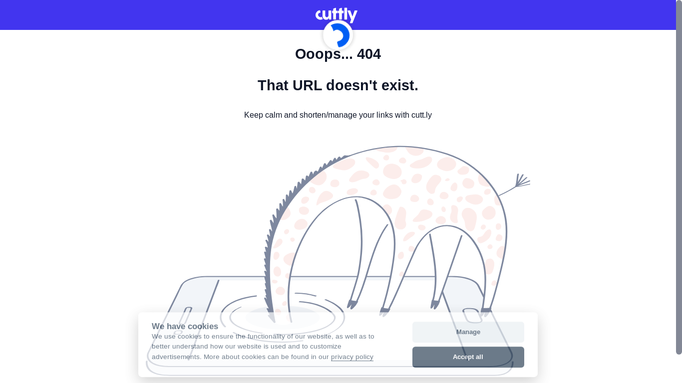 the desktop screenshot of cutt.ly