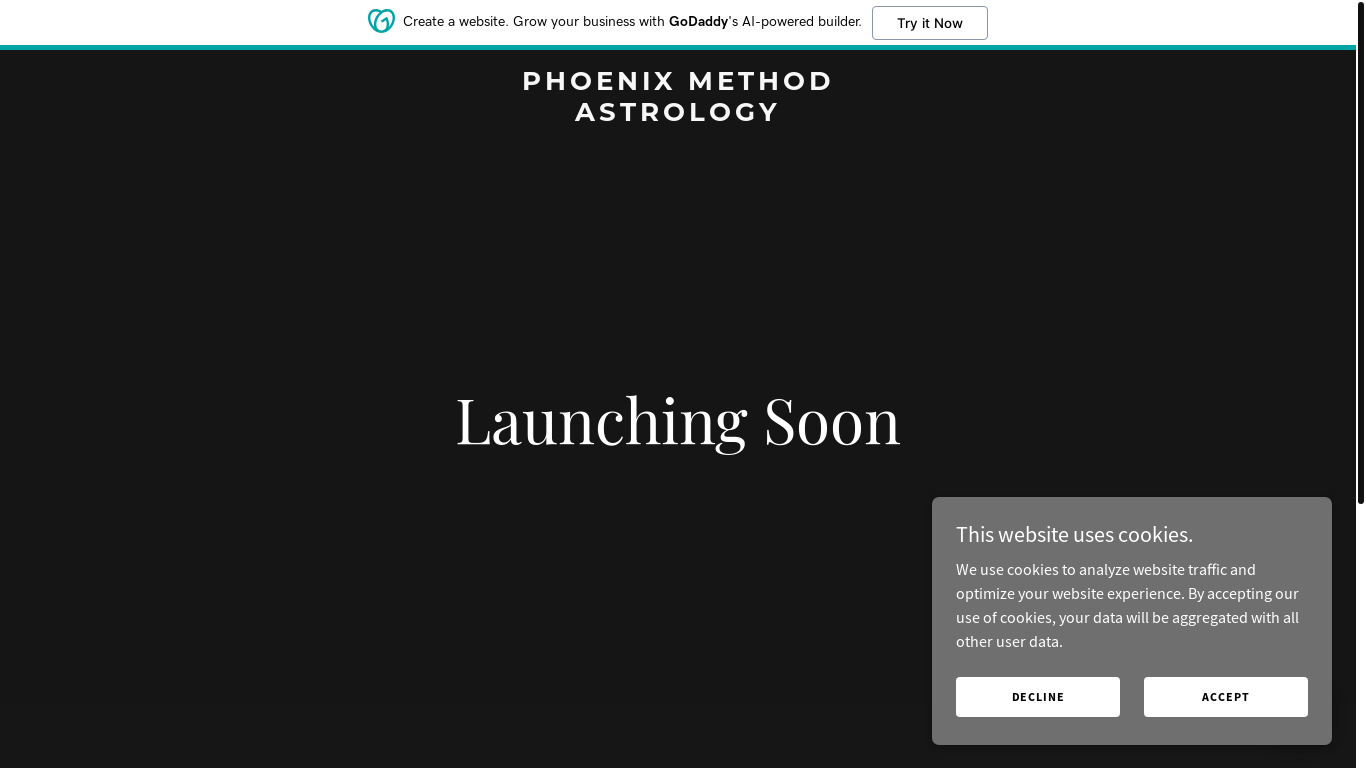 the desktop screenshot of phoenixmethodastrology.com