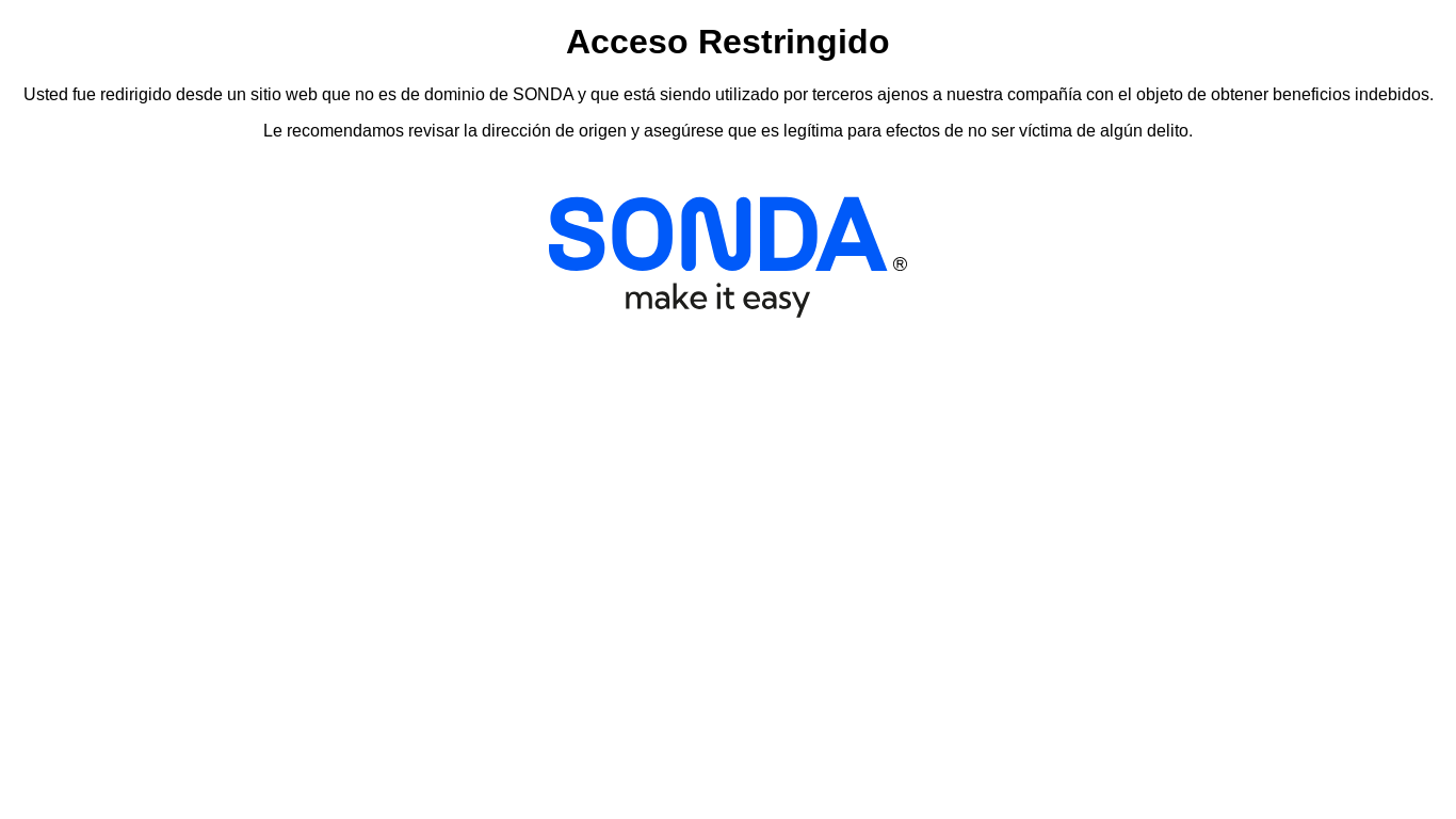 the desktop screenshot of www.sonda.com