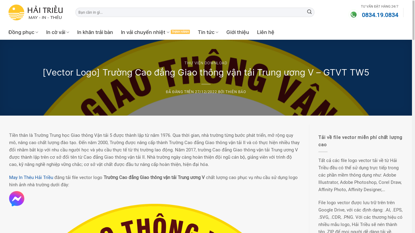 the desktop screenshot of haitrieu.com