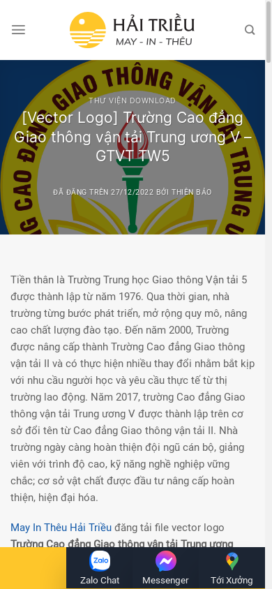the mobile screenshot of haitrieu.com