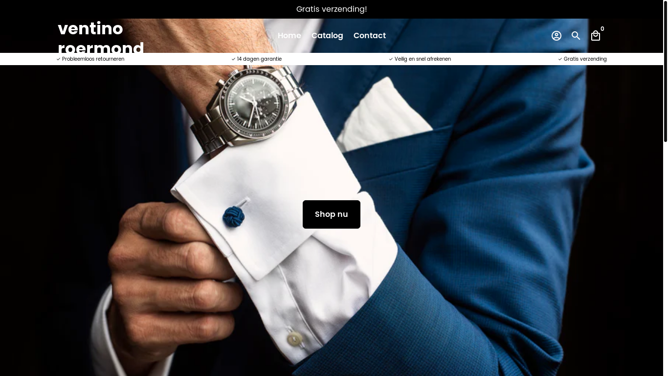 the desktop screenshot of ventinoroermond.com