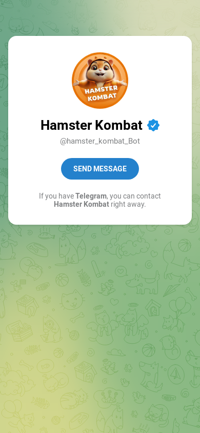 the mobile screenshot of t.me