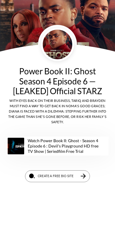 the mobile screenshot of bio.site
