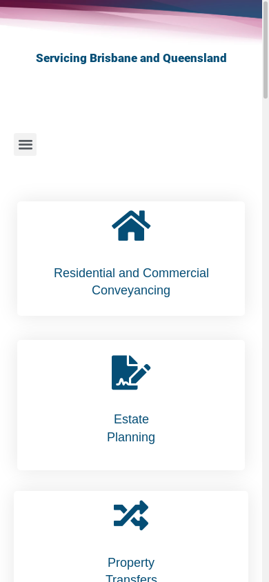 the mobile screenshot of www.kvconveyancing.com.au