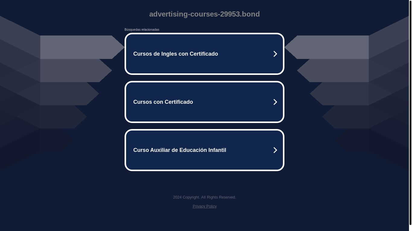 the desktop screenshot of advertising-courses-29953.bond