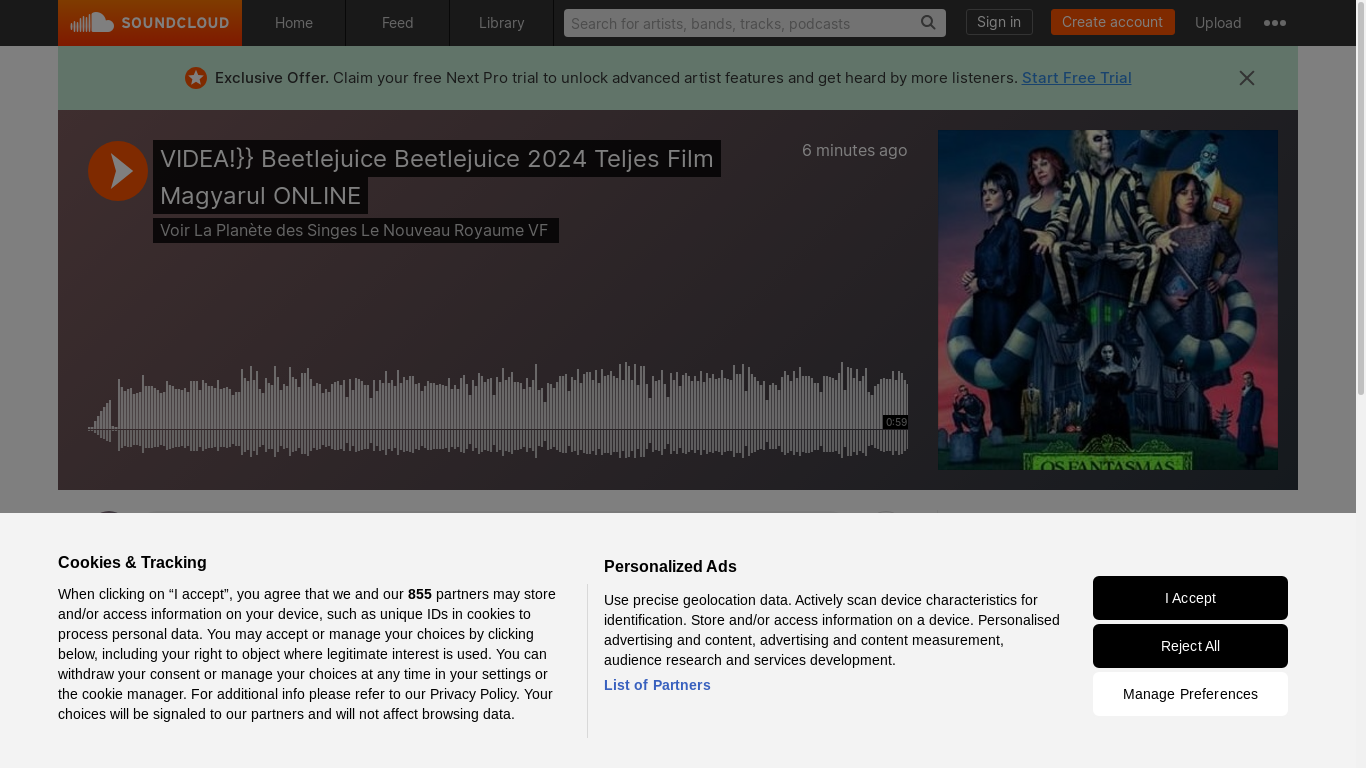 the desktop screenshot of soundcloud.com
