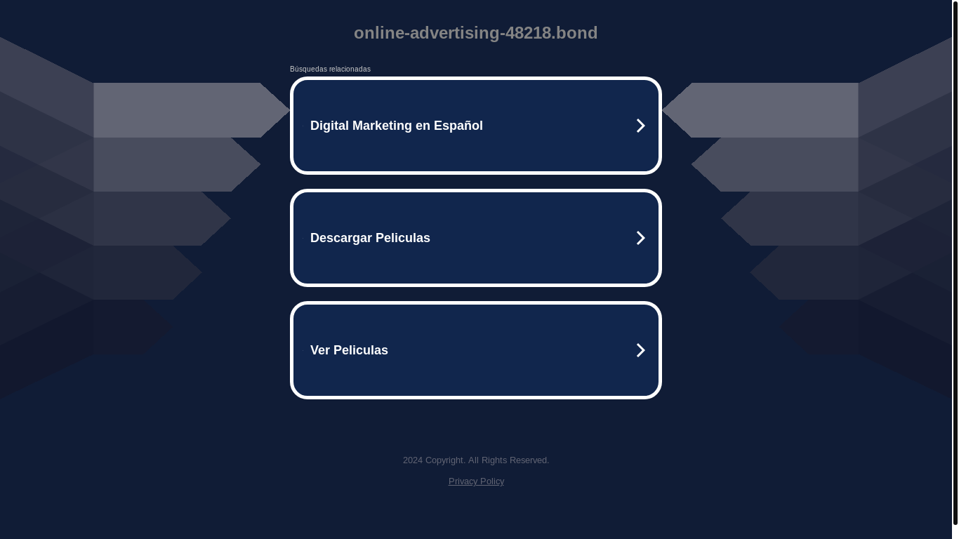 the desktop screenshot of online-advertising-48218.bond