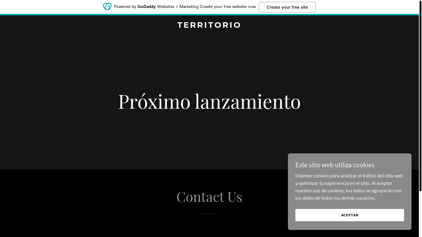 the desktop screenshot of territorium.com.mx