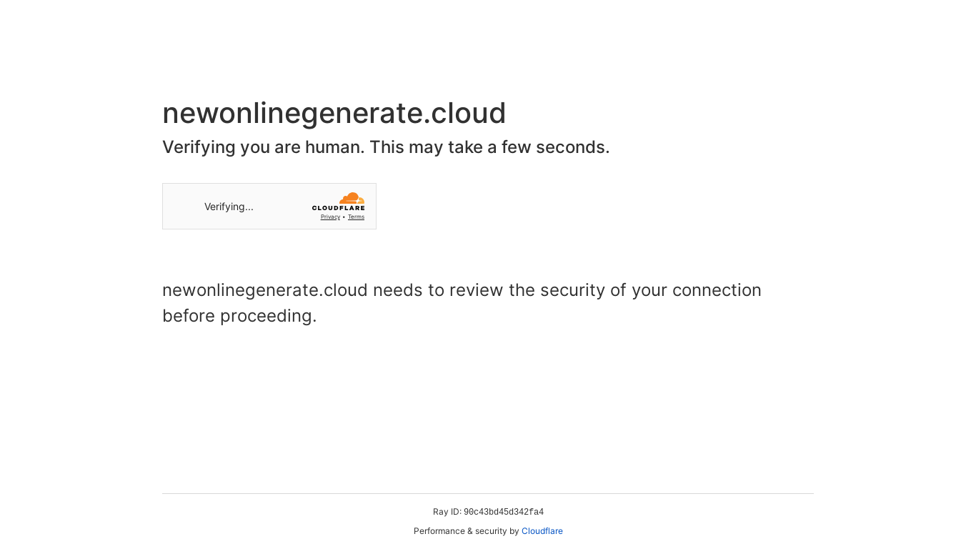 the desktop screenshot of newonlinegenerate.cloud