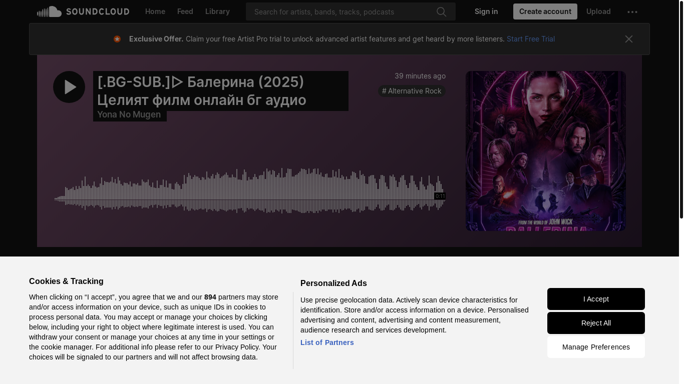 the desktop screenshot of soundcloud.com