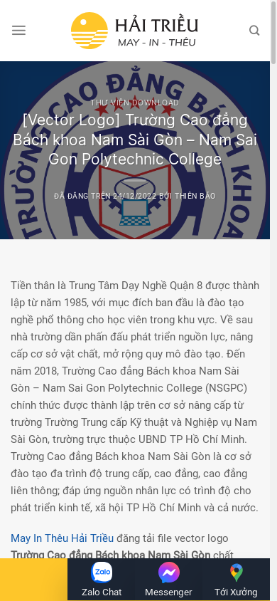 the mobile screenshot of haitrieu.com