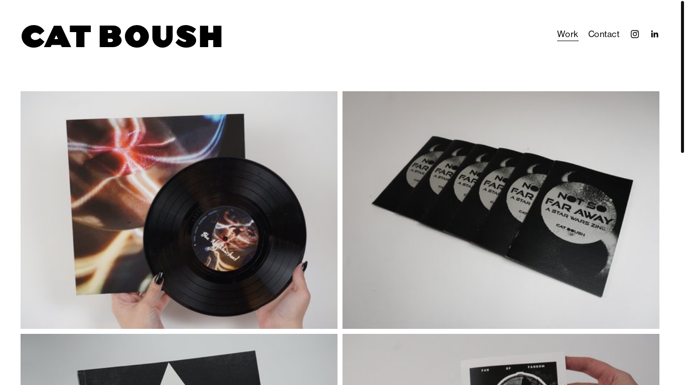 the desktop screenshot of www.catboushdesigns.com
