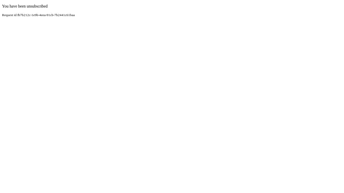 the desktop screenshot of unsubscribe.evmailer.com