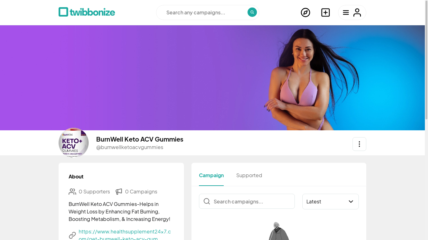 the desktop screenshot of www.twibbonize.com