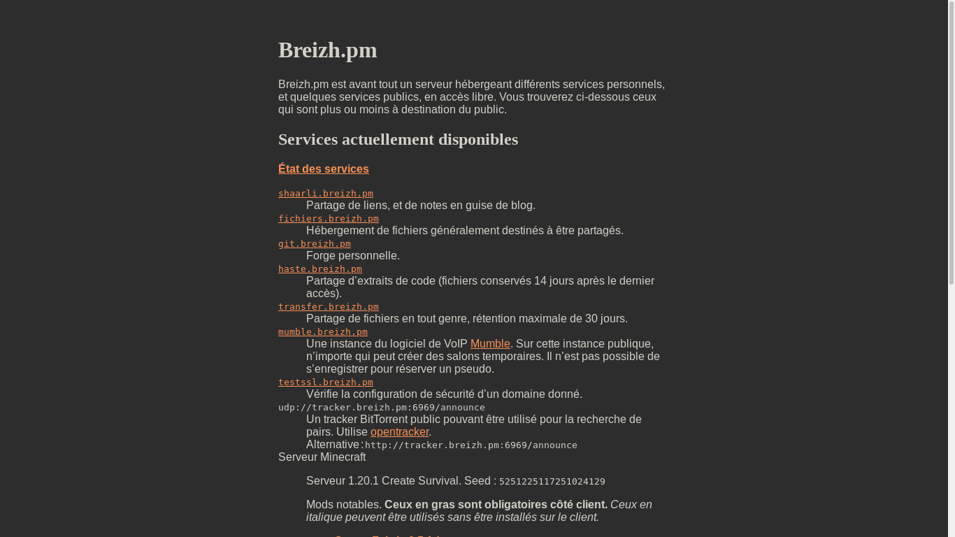 the desktop screenshot of breizh.pm