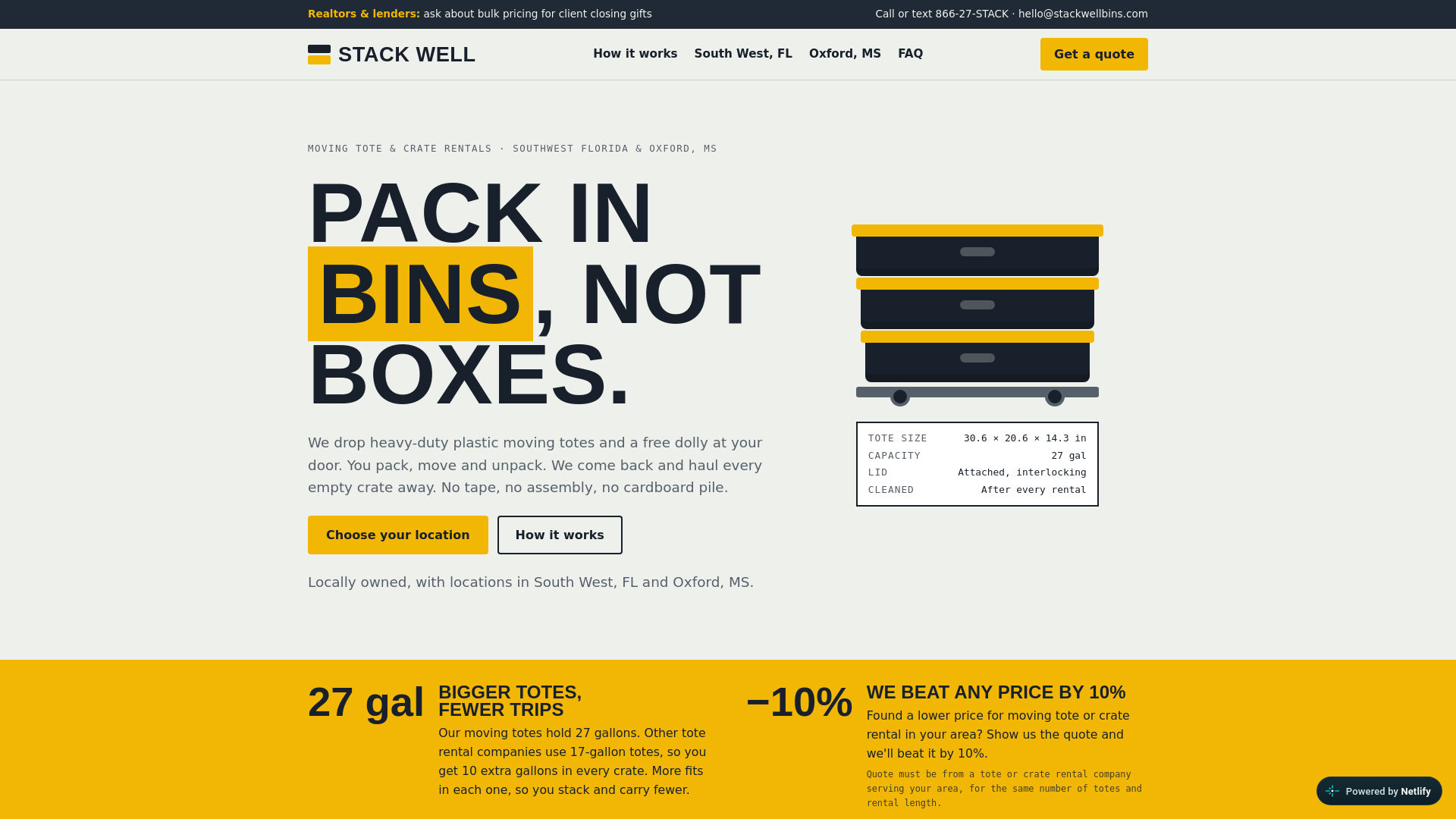 Stack Well | Moving Tote - URL Scan Results | Tiny Scan