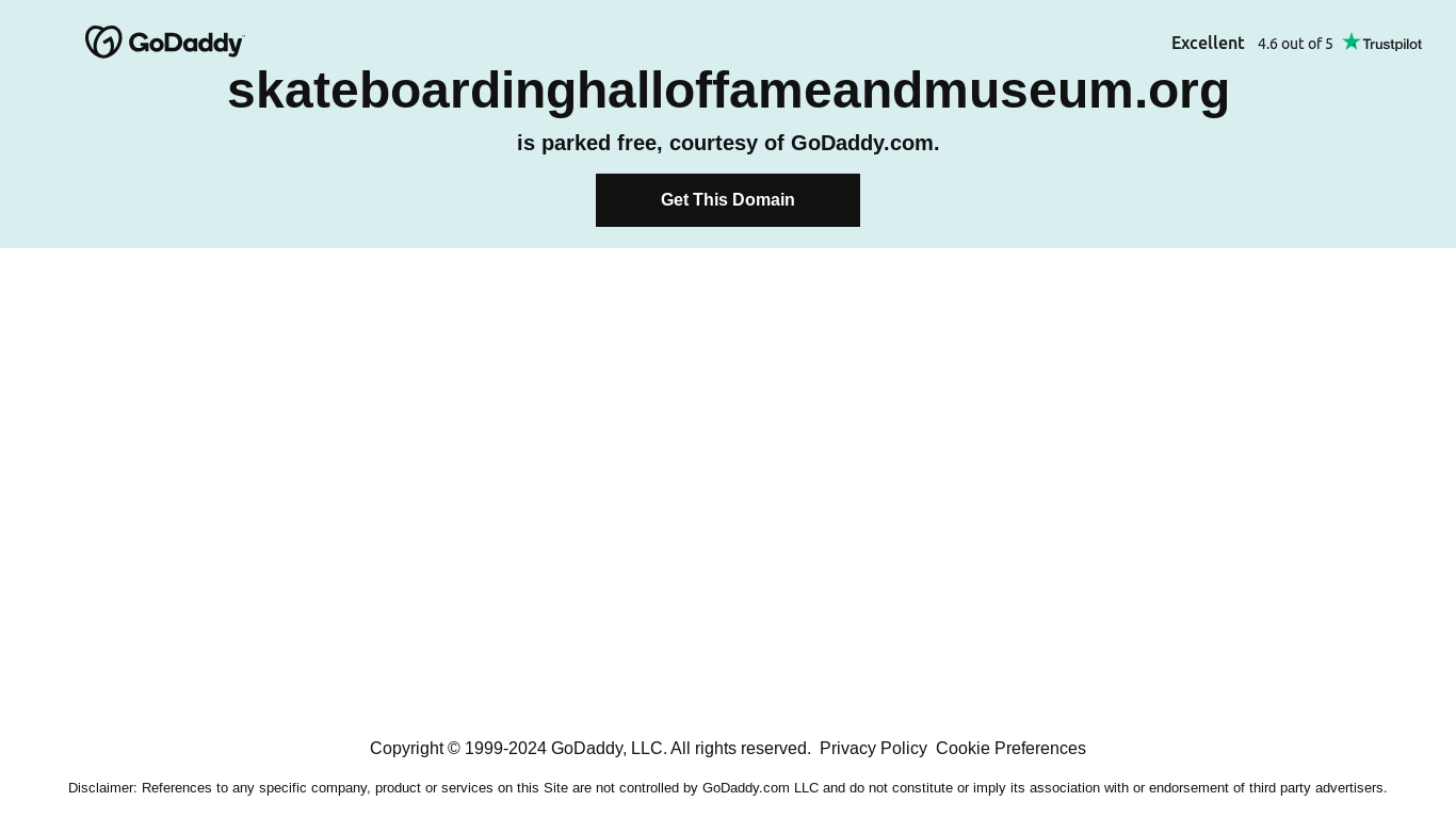 the desktop screenshot of skateboardinghalloffameandmuseum.org
