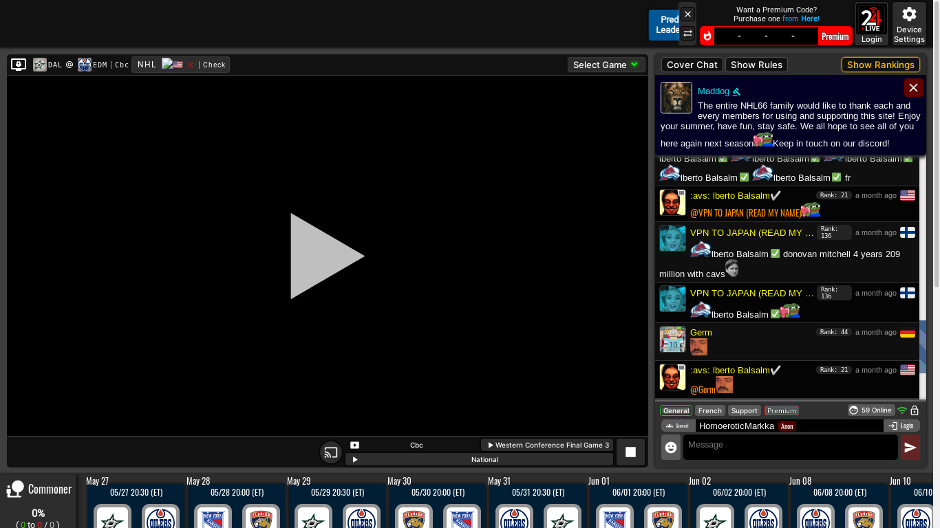 the desktop screenshot of nhl66.ir