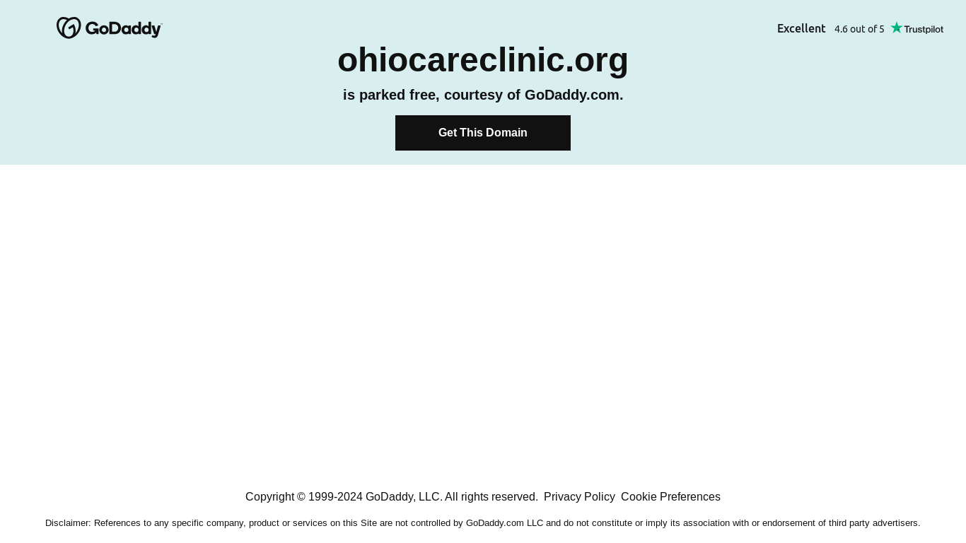 the desktop screenshot of ohiocareclinic.org