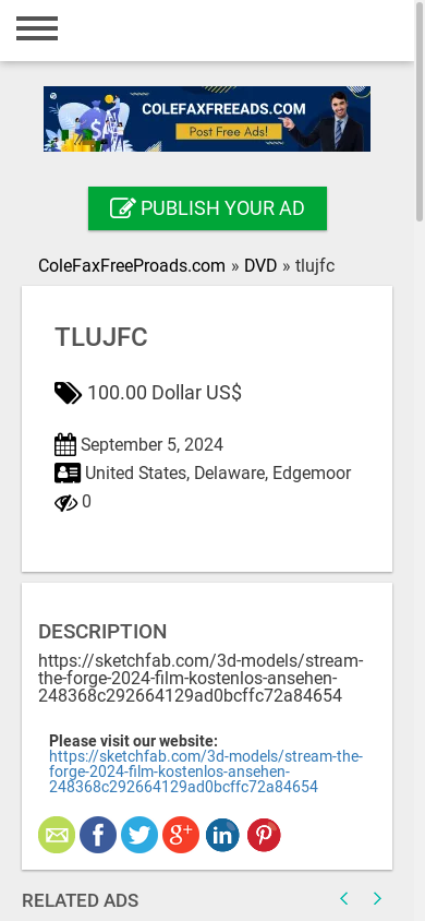 the mobile screenshot of colefaxfreeproads.com