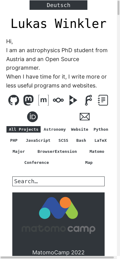 the mobile screenshot of lw1.at