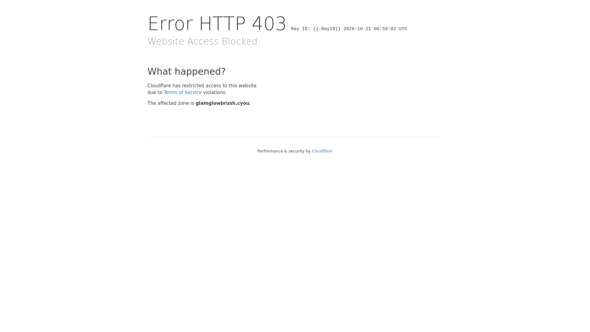 Website Access Blocked - URL Scan Results | Tiny Scan