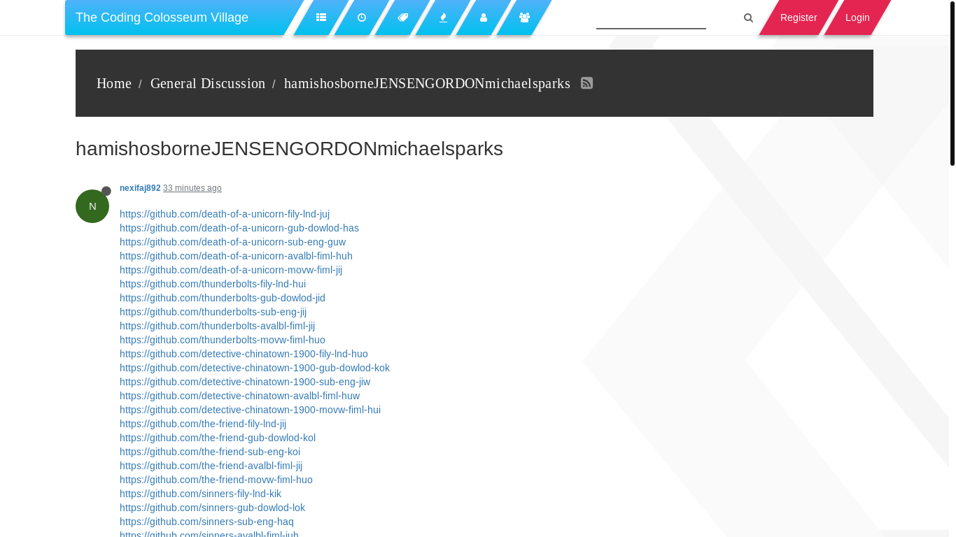 the desktop screenshot of forum.thecodingcolosseum.com
