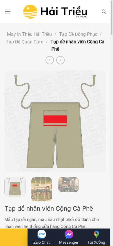 the mobile screenshot of haitrieu.com