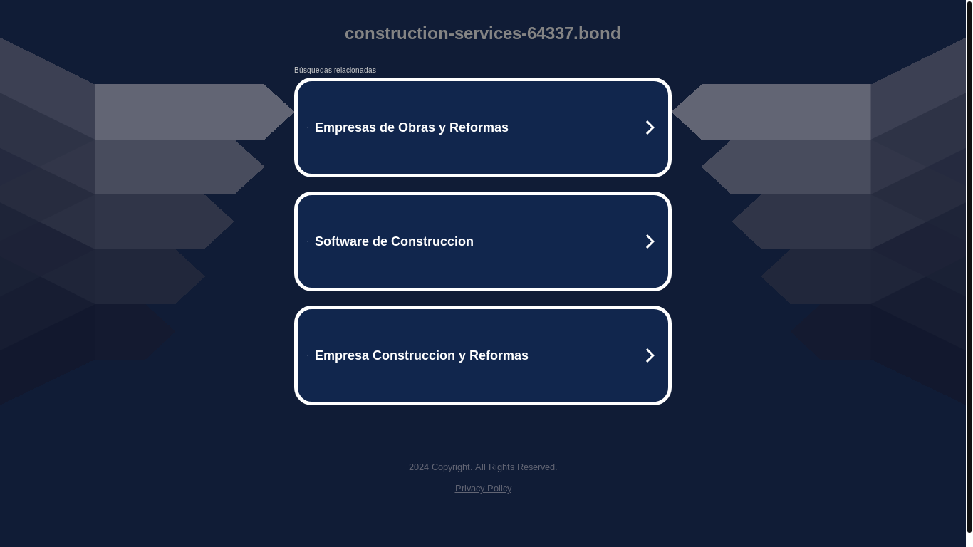 the desktop screenshot of construction-services-64337.bond