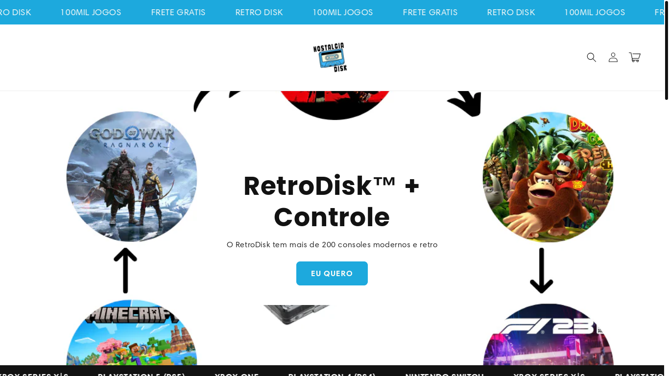 the desktop screenshot of gameretrodisk.com