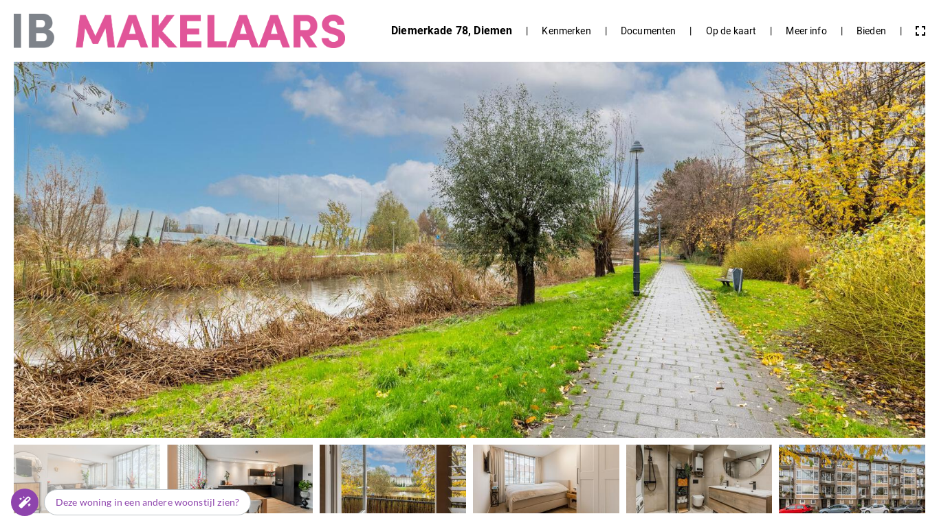 the desktop screenshot of diemerkade78diemen.nl