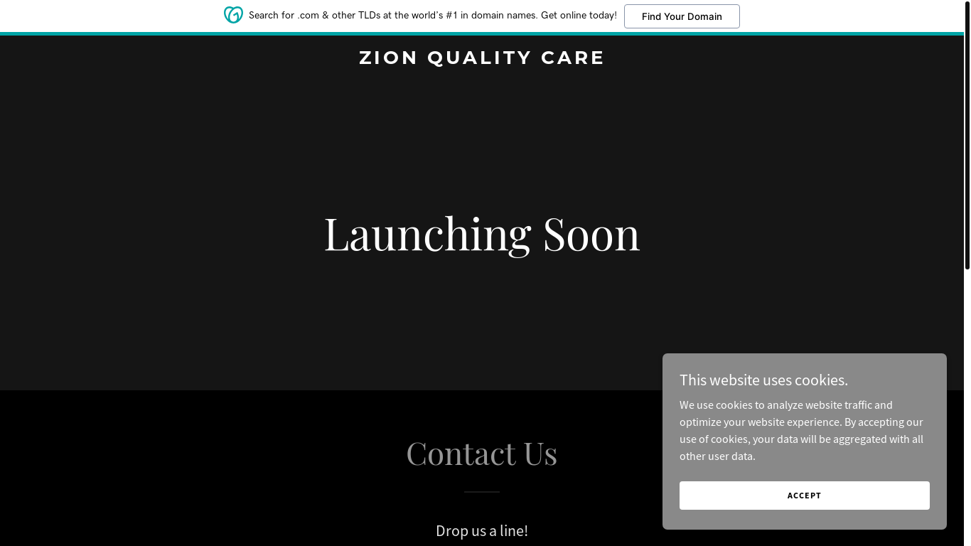 the desktop screenshot of zionqualitycare.ca
