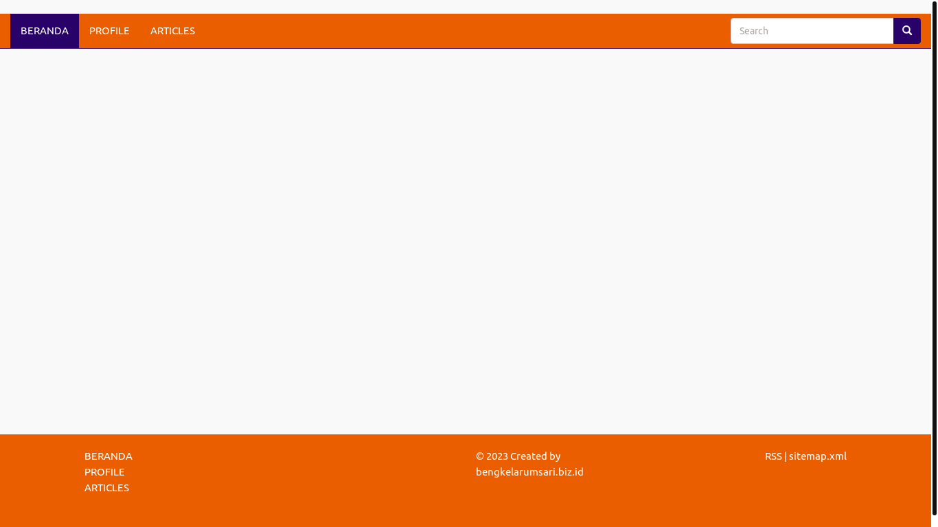 the desktop screenshot of bengkelarumsari.biz.id