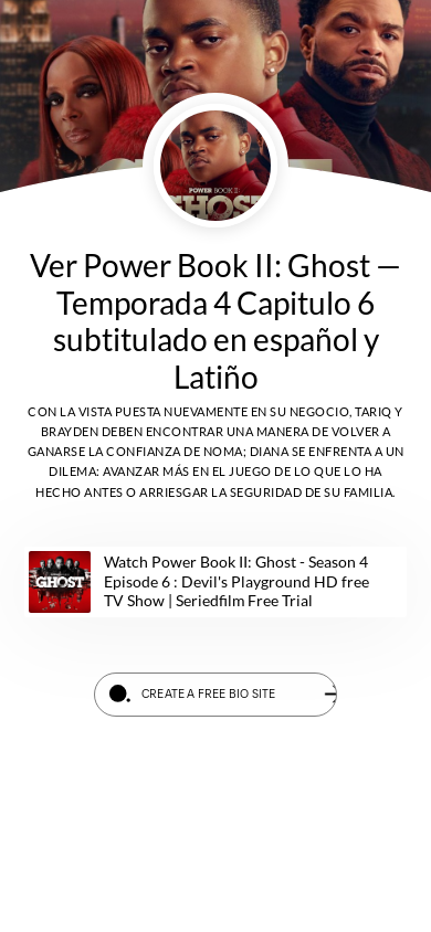 the mobile screenshot of bio.site