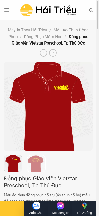 the mobile screenshot of haitrieu.com