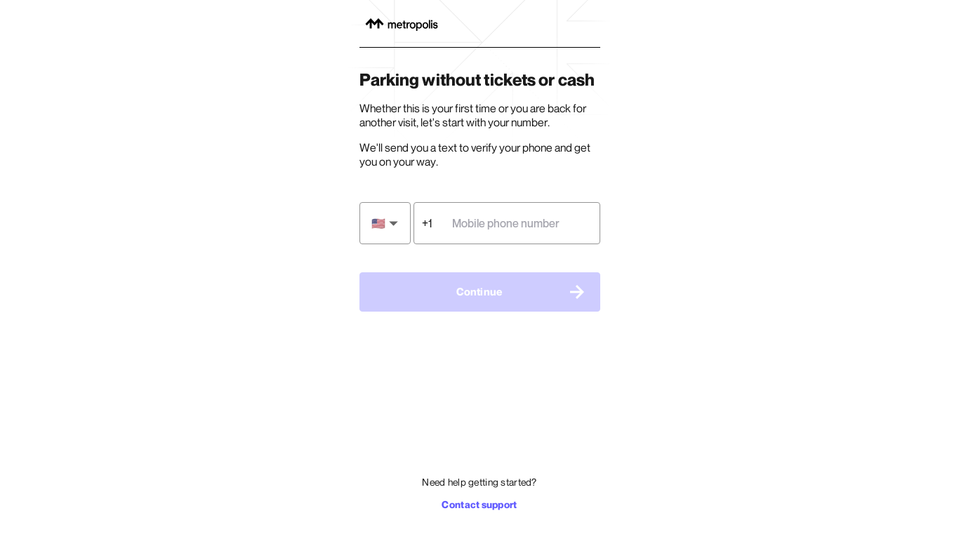the desktop screenshot of app.metropolis.io