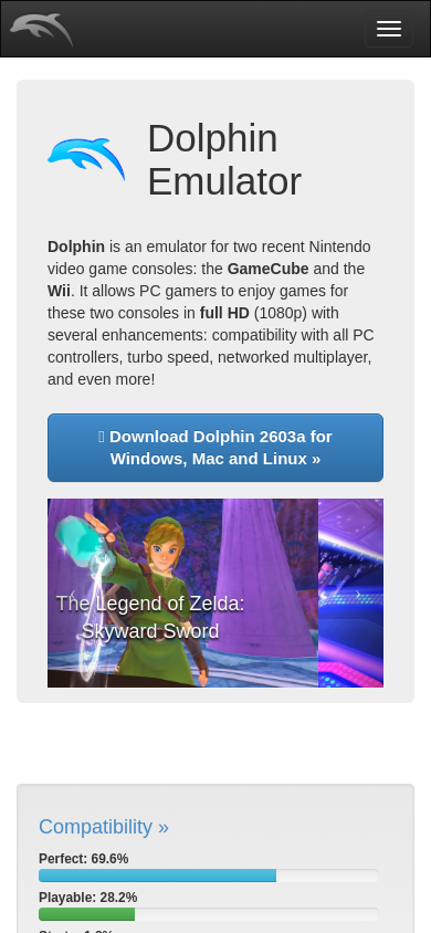 Dolphin Emulator - GameCube/Wii games on PC - URL Scan Results | Tiny Scan