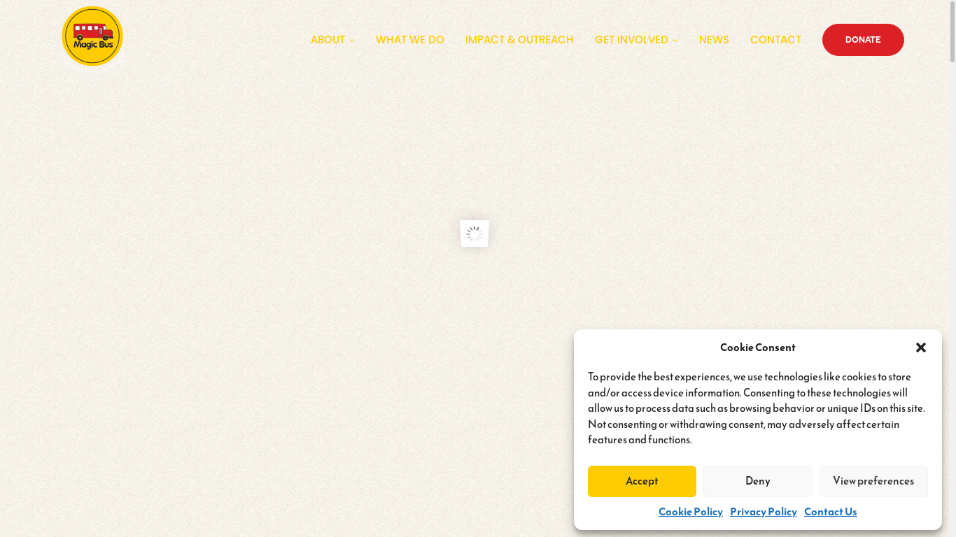 the desktop screenshot of magicbusuk.org