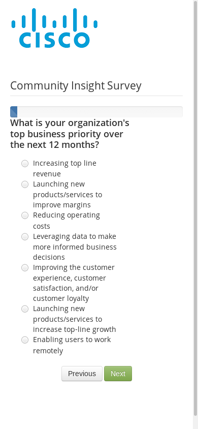 the mobile screenshot of cisco-sec4.communityinsightinitiative.com