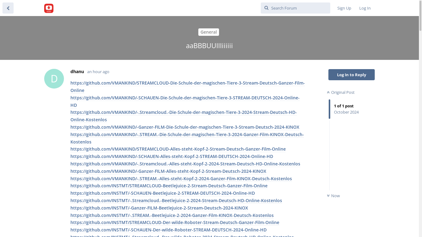 the desktop screenshot of forum.instube.com