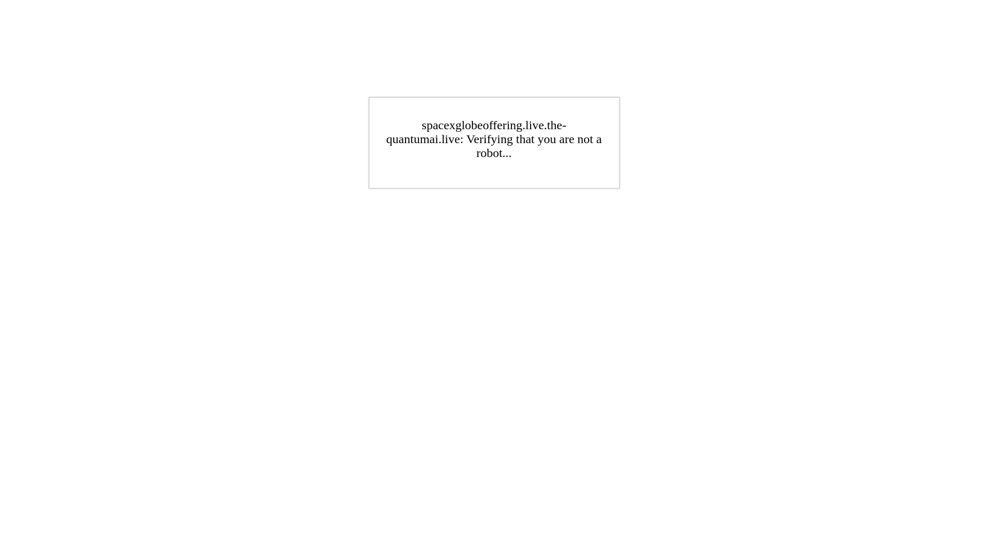 Bot Verification - URL Scan Results | Tiny Scan